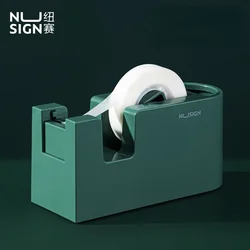 Nusign – Mini support distributeur de ruban adhésif de bureau, Machine de papeterie Simple et à la mode avec ruban Transparent 