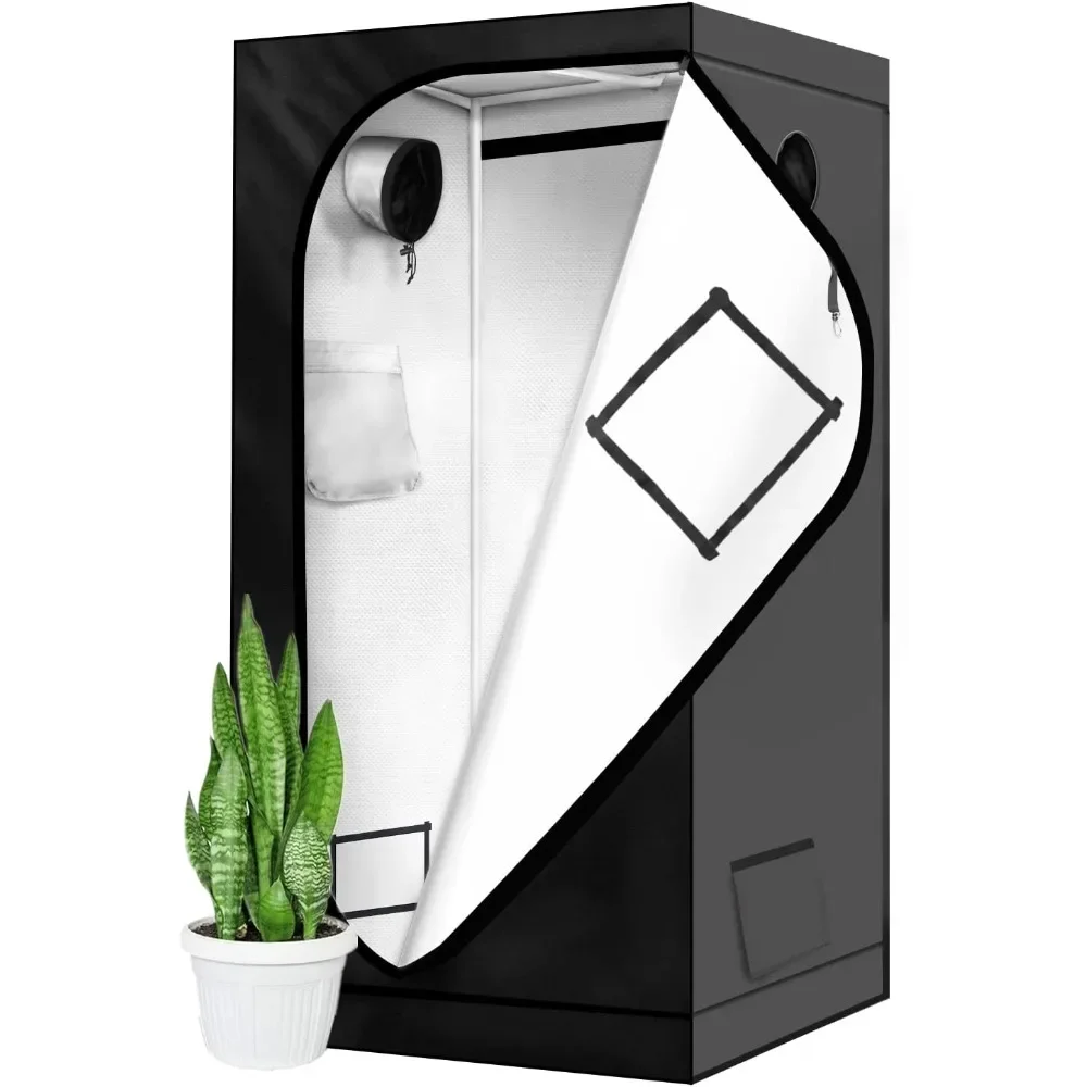 

Grow Tent, 31"x32"x63", Indoor Hydroponic Water-Resistant System, Easy Setup, with Removable Floor Tray and Observation Window
