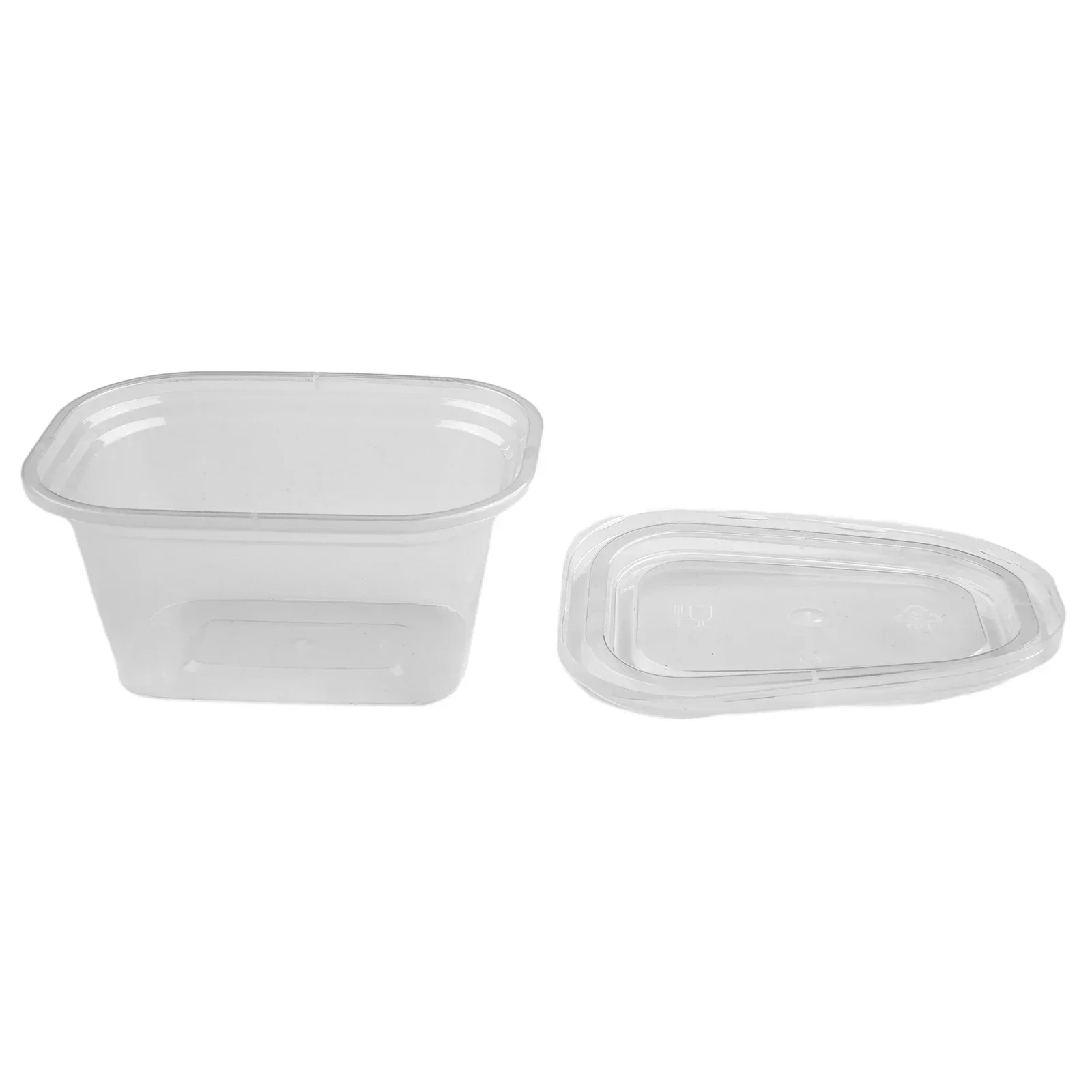 Disposable Sauce Box Seasoning Round Conjoined Plastic Box With Lid Kitchen Organizer Sauce Pot Food Small Container 50Pcs storage box kitchen storage box food storage container food storage box food storage pots seasoning storage container
