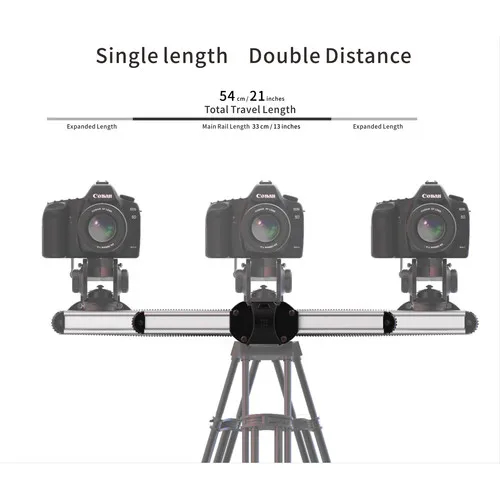 Zeapon Micro 2 Plus Motorized Manual Camera Slider Travel Distance 54cm track