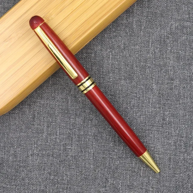 Penna A Sfera In Legno Vintage – Lusso E Stile Con 2 Ricariche