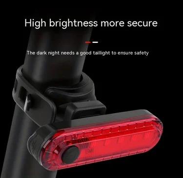 Description Picture 6 of itemBicycle Light Tail Night Riding Warning Light USB Rechargeable High Bright Strong Rear Light Road Cycling Equipment