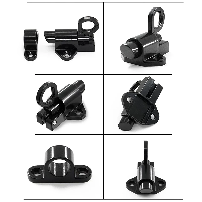 Description Picture 4 of itemAutomatic Door Bolt Latch Home Window Gate Security Pull Ring Spring Bounce Door Bolt Automatic Latch Lock