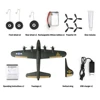 FX817 B17 RC Plane 2.4G 2CH Fixed Wing Remote Control Airplane EPP Foam RC Aircraft Fighter Kids Toys Gift for Children 6