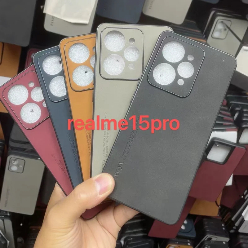 Luxury PU Leather Skin Feel Shockproof Phone Case - Simple and Elegant Bumper Cover