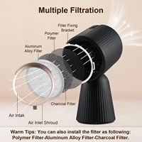 ‎Tieasy with 2 Speed Exhaust Fan Detachable Aluminum Filter Portable Range Hood ZMS-TBX8 2