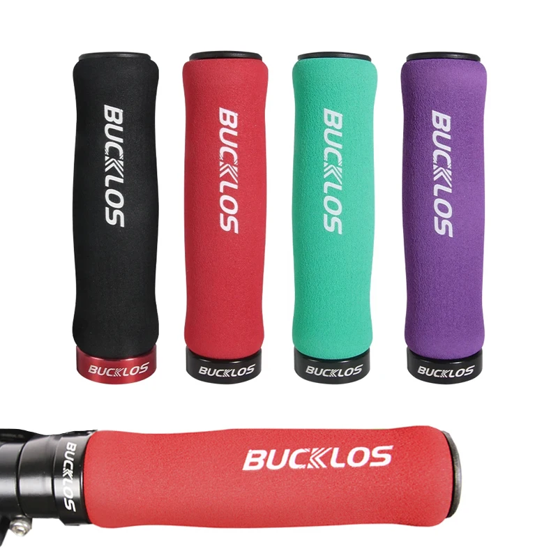 MTB Grips Sponge Bike Handlebar Cover Soft Shock-absorbing Lock on Bicycle Handles Bar Cuffs Grip Fists Accessories