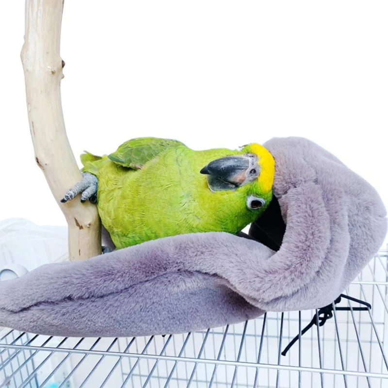 Bird Cage Cover Bird House Bird Cage Bird Cage Accessories Small Animal Sleeping Bed Winter Warm Bird Shawl Nest Corner Parrot Blanket Hanging Tent Cage Decoration Parakeet Lovebird Cockatiel