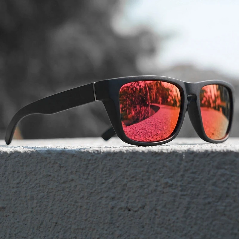 Men's Polarized UV400 Vintage Square Sunglasses