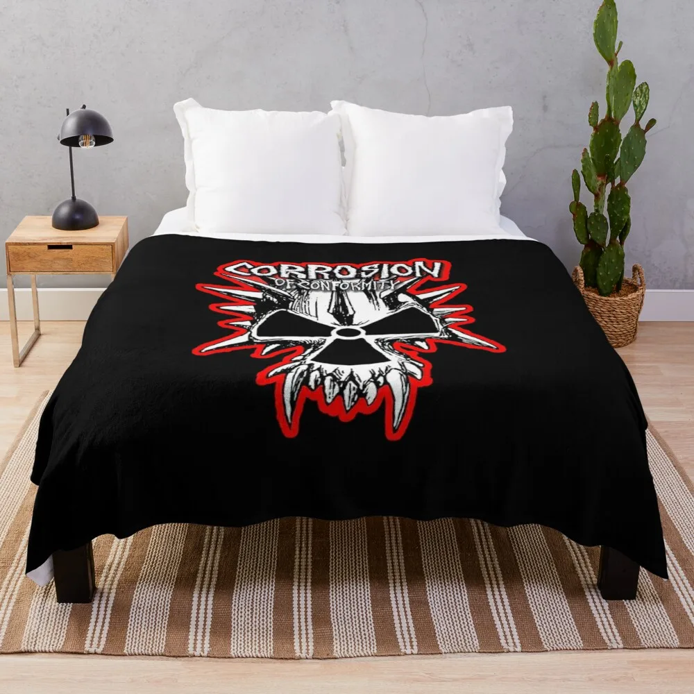 

corrosion of conformity Throw Blanket Beautiful Blankets Summer Blanket