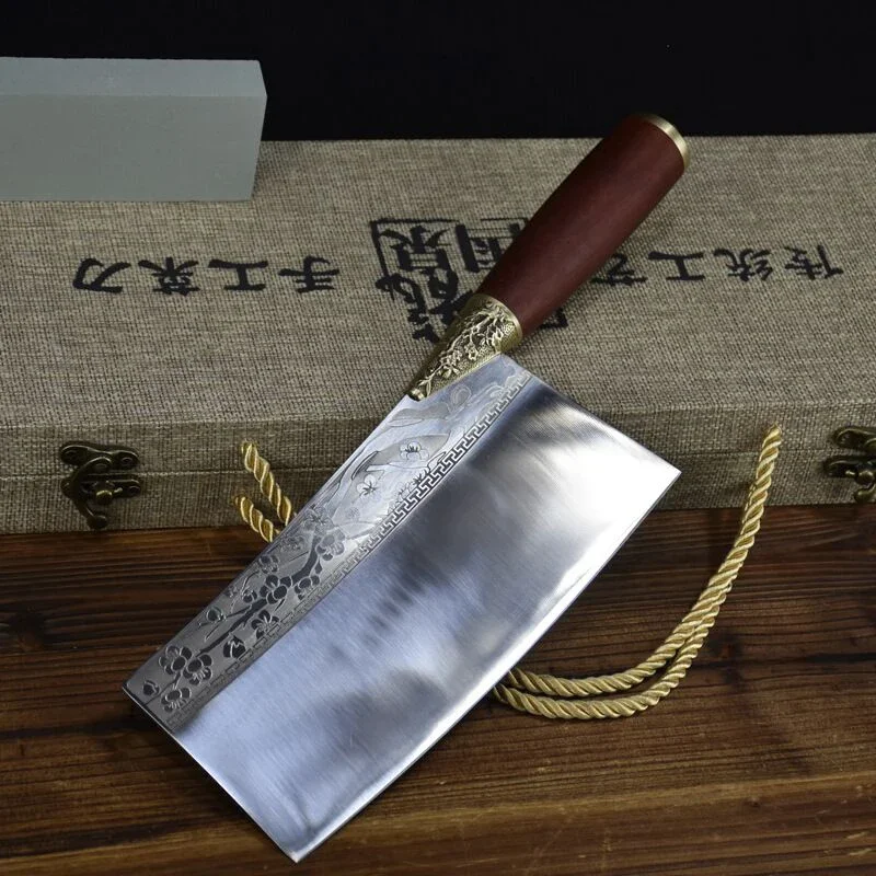 

Slicing knife Longquan kitchen knife sharp hand forged kitchen knife chef professional family cutting edge