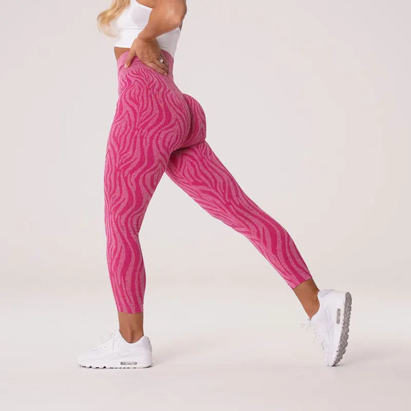 thermal leggings Zebra Seamless Fitness Leggings Gym Workout Yoga Pant Push Up Sports Women Tights High Waist Slim Elastic Legging Gym Clothing aybl leggings