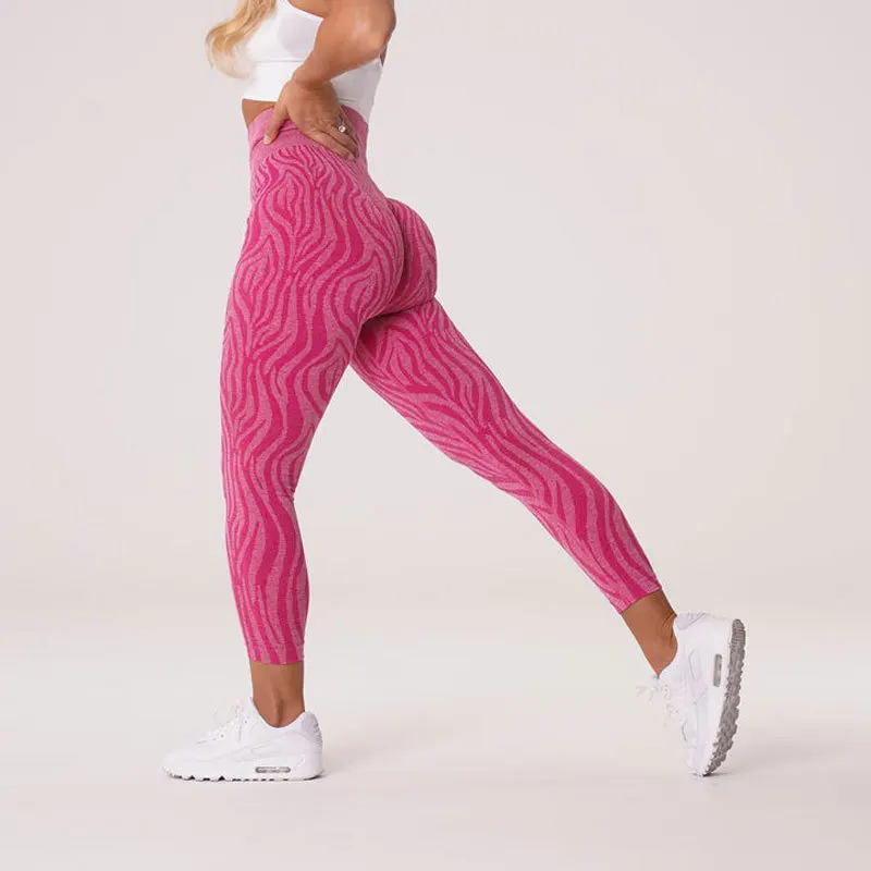 thermal leggings Zebra Seamless Fitness Leggings Gym Workout Yoga Pant Push Up Sports Women Tights High Waist Slim Elastic Legging Gym Clothing aybl leggings Leggings