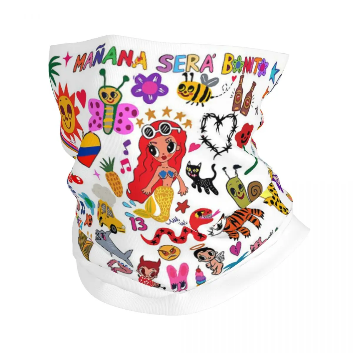 

Шарф-Бандана Karol G с принтом, шарф с принтом, теплая, для езды на велосипеде, унисекс, дышащий, для взрослых