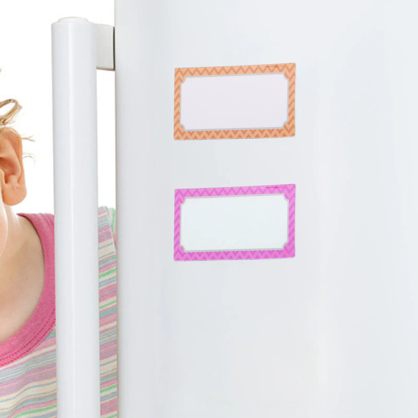 16Pcs 절묘한 자기 냉장고 메모장 접착 기능이있는 건식 지우기 냉장고 스티커 홈 주방 장식 자기 메모 패드