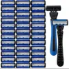 6-layer razor blade, men's stainless steel blade, classic water washed razor, sharp blade for clean shaving
