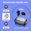 OTC Bluetooth Hearing Aids Rechargeable Hearing Amplifier with APP Control Noise Reduction for Mild To Moderate Hearing Loss 4