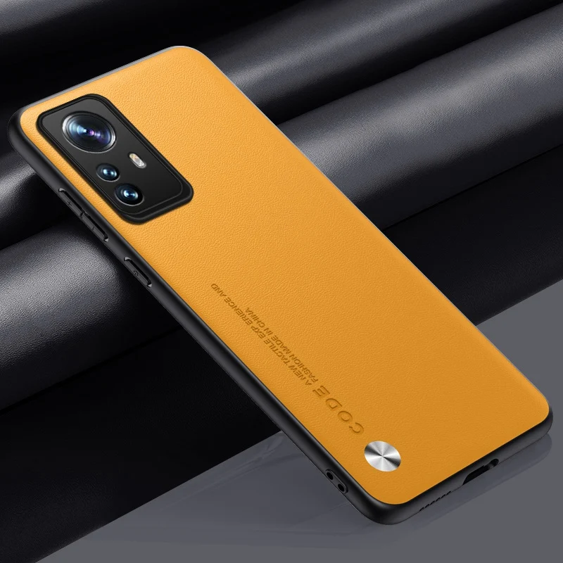 Luxury PU Leather Matte Silicone Protective Phone Case