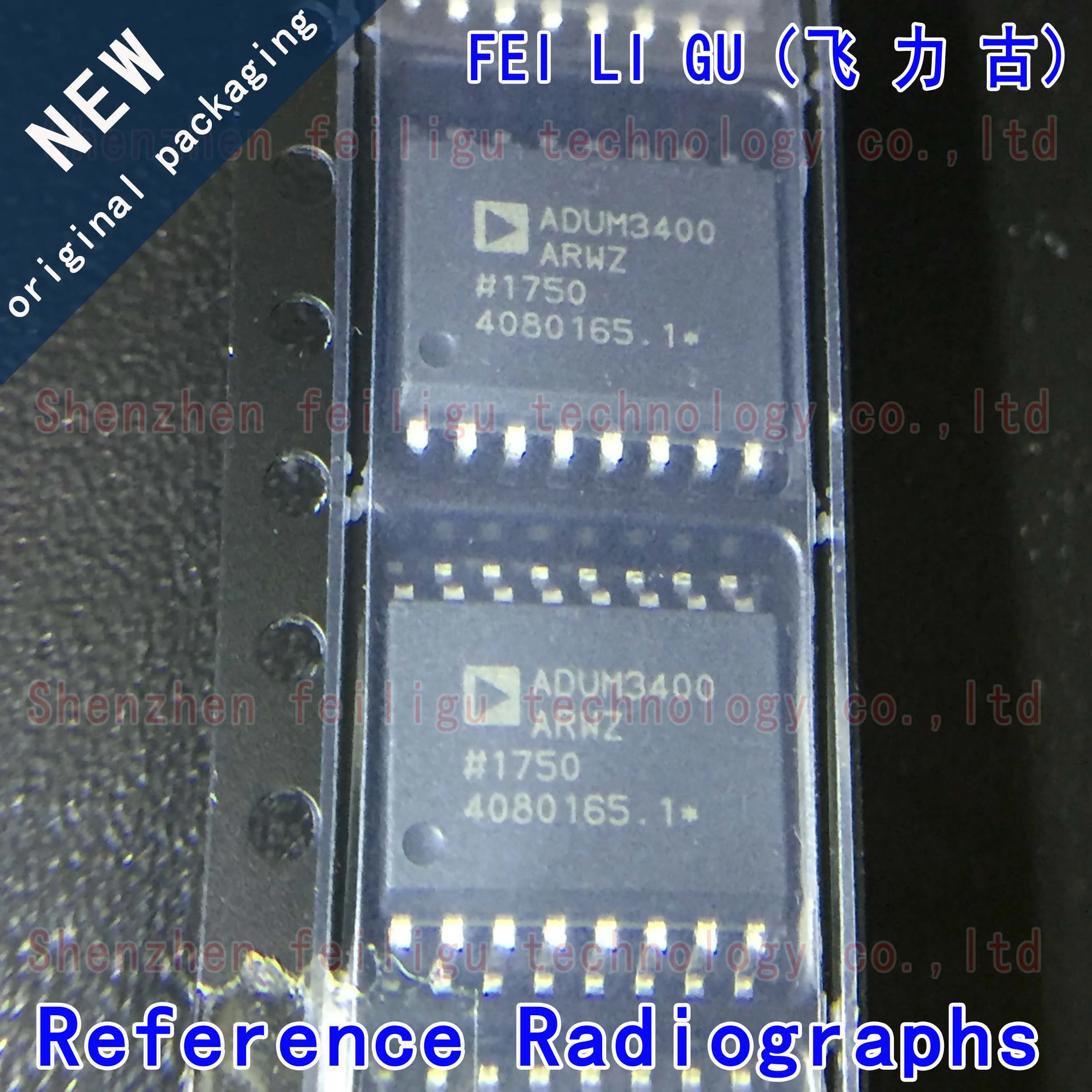 100% New Original ADUM3400ARWZ-RL ADUM3400ARWZ ADUM3400ARW ADUM3400 Package: SOP16 Universal Digital Isolator Chip