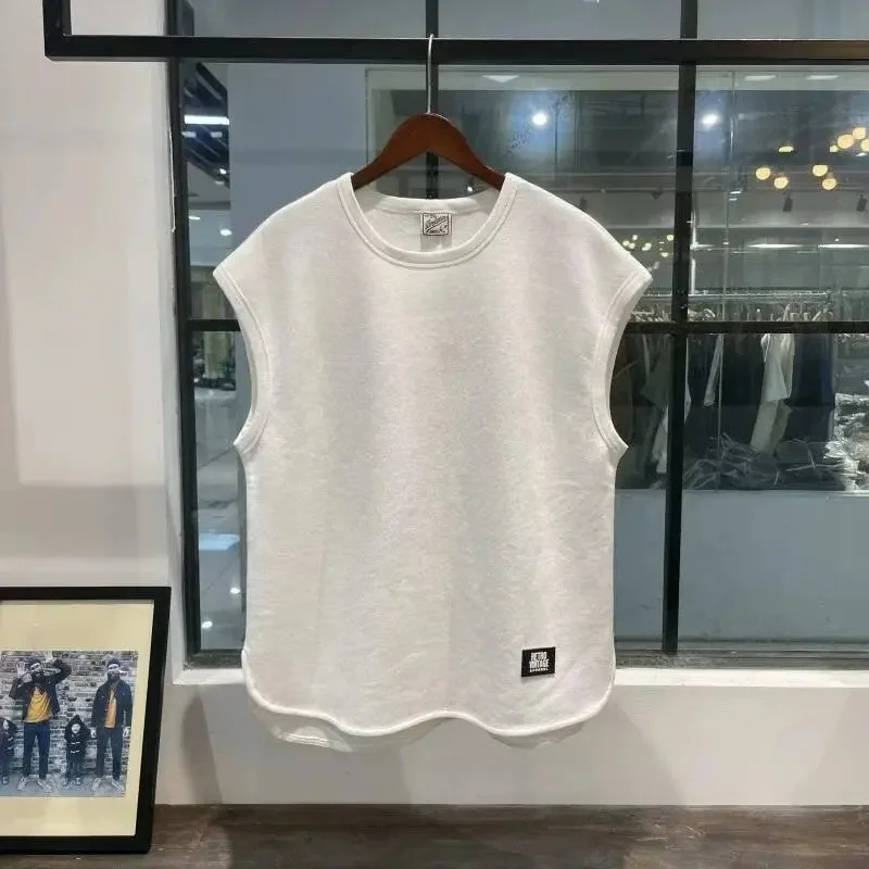 الصيف سترة دون أكمام الرجال عارضة رياضي الشارع الش...