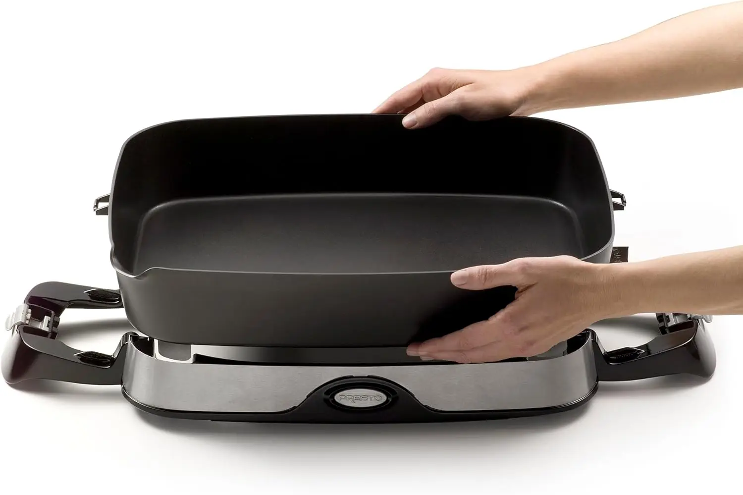 06857 16-inch Electric Foldaway Skillet, Black 3