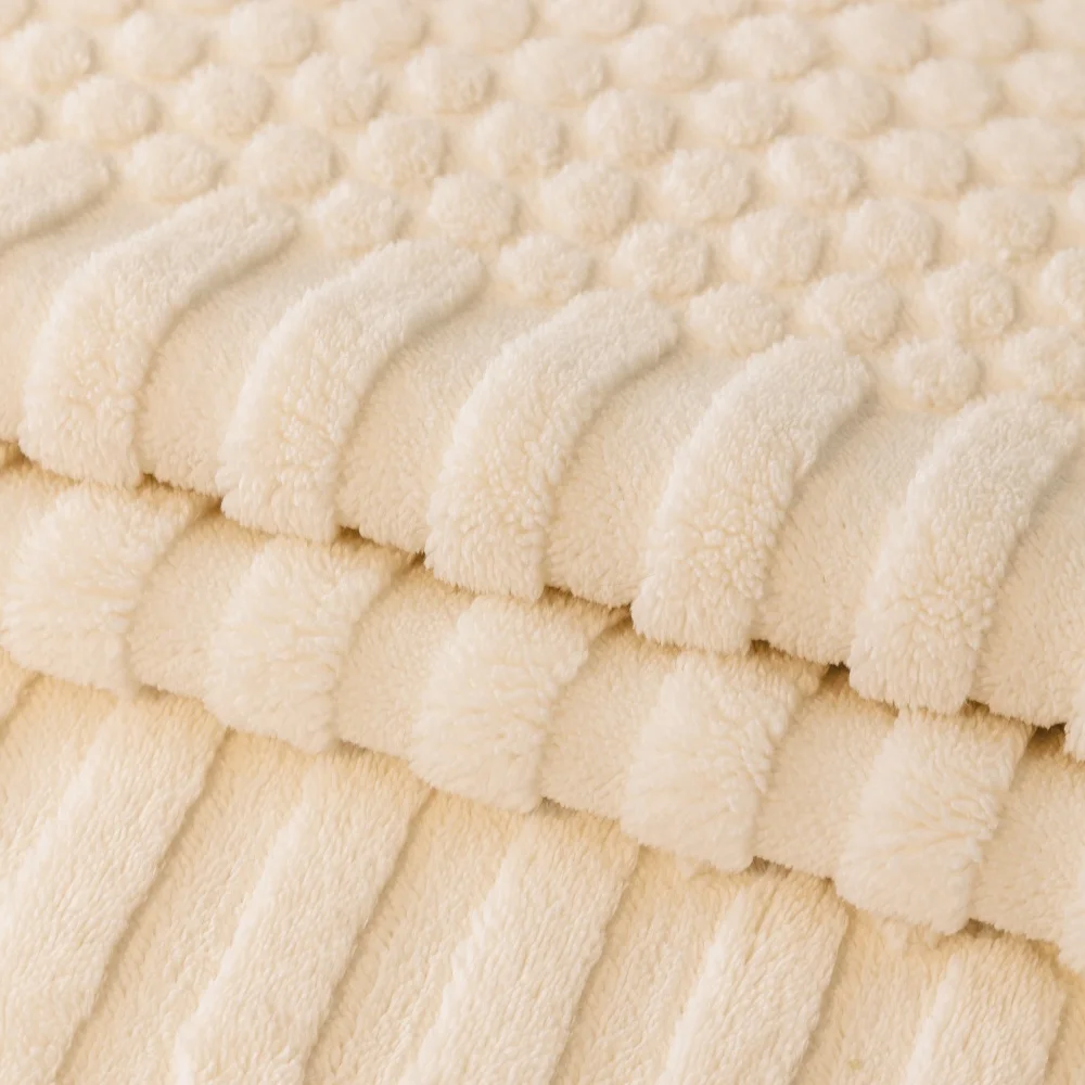 Thicken Warm Geometric Jacquard Fleece Anti-Slip Sofa Cover image 6