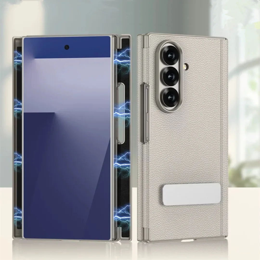 New Leather Kickstand Case fo Samsung Galaxy Z TriFold Dual