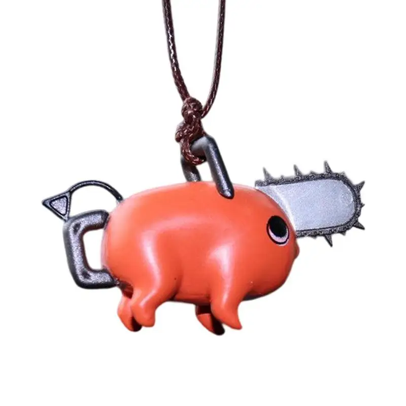 

Pochita Chainsaw Puppy Car Pendant PVC Multifunctional Auto Rearview Mirror Ornament Hanging Decor For Car Interior Accessories