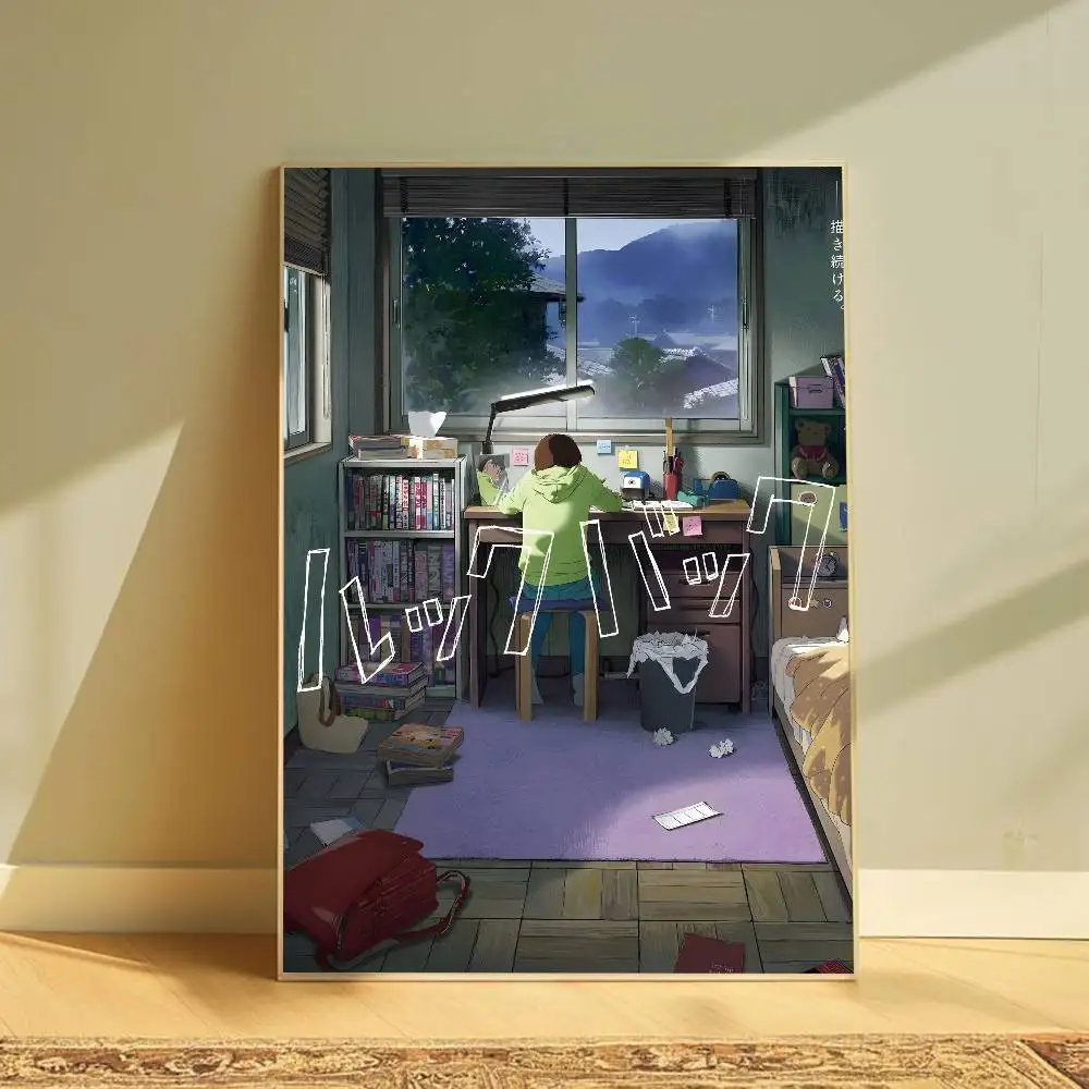 Anime Look Back Poster HD Home Decor Klebrige Wand Wasserdicht Home Wohnzimmer Bar Ästhetisches Dekor – Detail 18