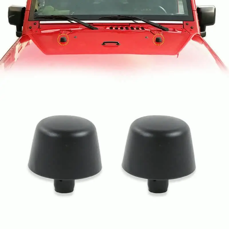 TONMHXA Compatible avec Jeep pour JK pour Wrangler 2007 2008 2009 2010 2011 2012 2013 2014 2015 2016 2017 Voiture Gauche Droite Capot Moteur Entrée d'air Lunette D'aération Prises d'air De Voiture