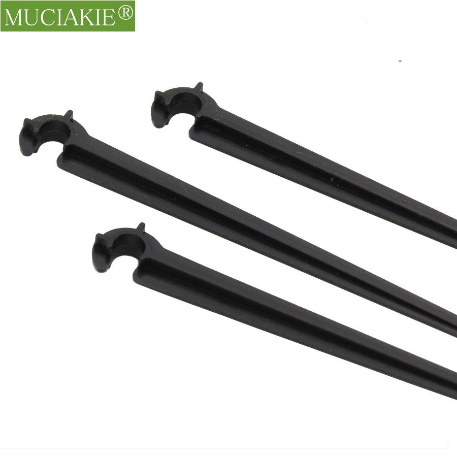 11cm 20cm 1/4'' Fixed Stake Plastic Support Holder 4/7mm PVC Hose Tube Drip for Garden Home Watering Irrigation Fittings 100pcs