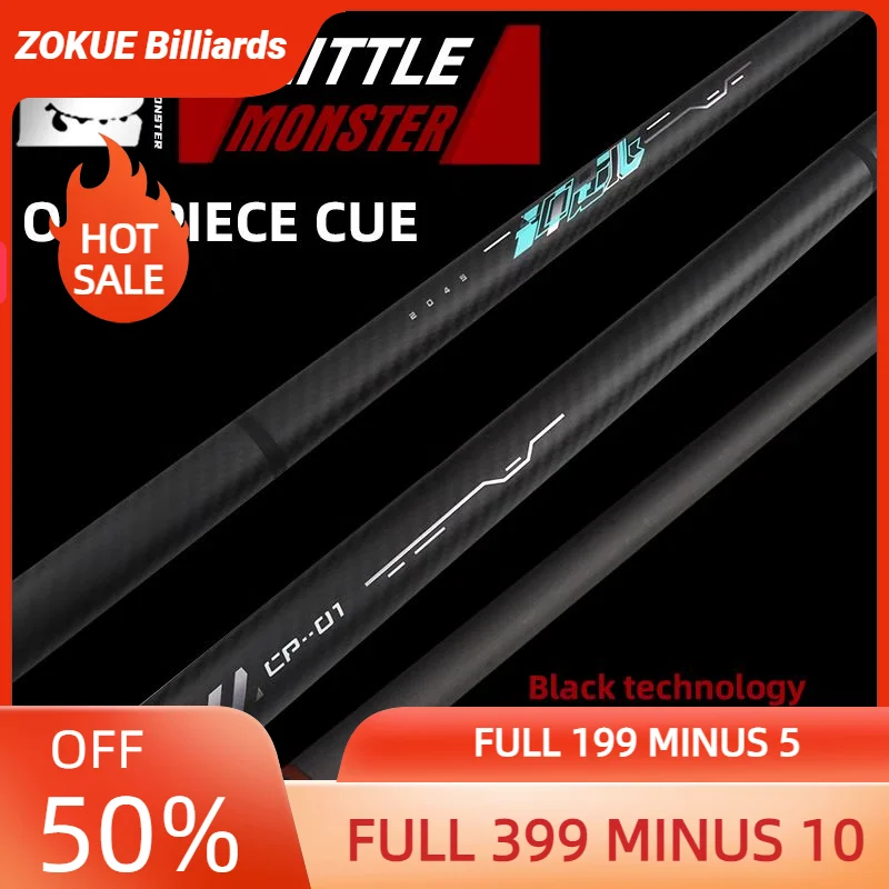 2 In 1 Little Monster 57 "Carbon Energy Jump Break Punch Biliardo Stecca Da Biliardo 13Mm