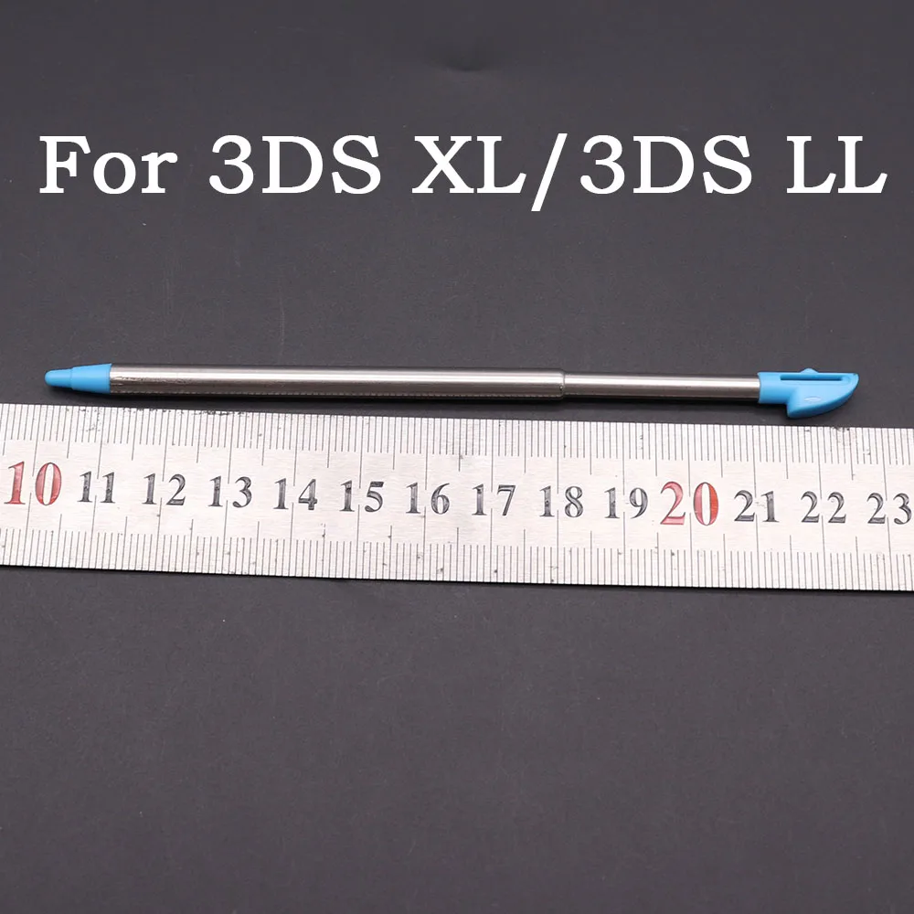 10pcs 플라스틱 스타일러스 스크린 금속 텔레스코픽 터치 펜 3DS LL XL 3DSLL 3DSXL 게임 콘솔 액세서리