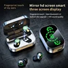 Long Battery Life Earphones Bluetooth Wireless Headphones YD03 Mirror Storage Box Handfree Blutooth Handsfree Earphone Phone 5