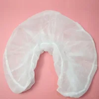 100Pcs Disposable Non-Woven U Type Headrest Pillow Spa Salon Bed Table Paper Beauty Massage Face Cradle Head Rest Covers 2