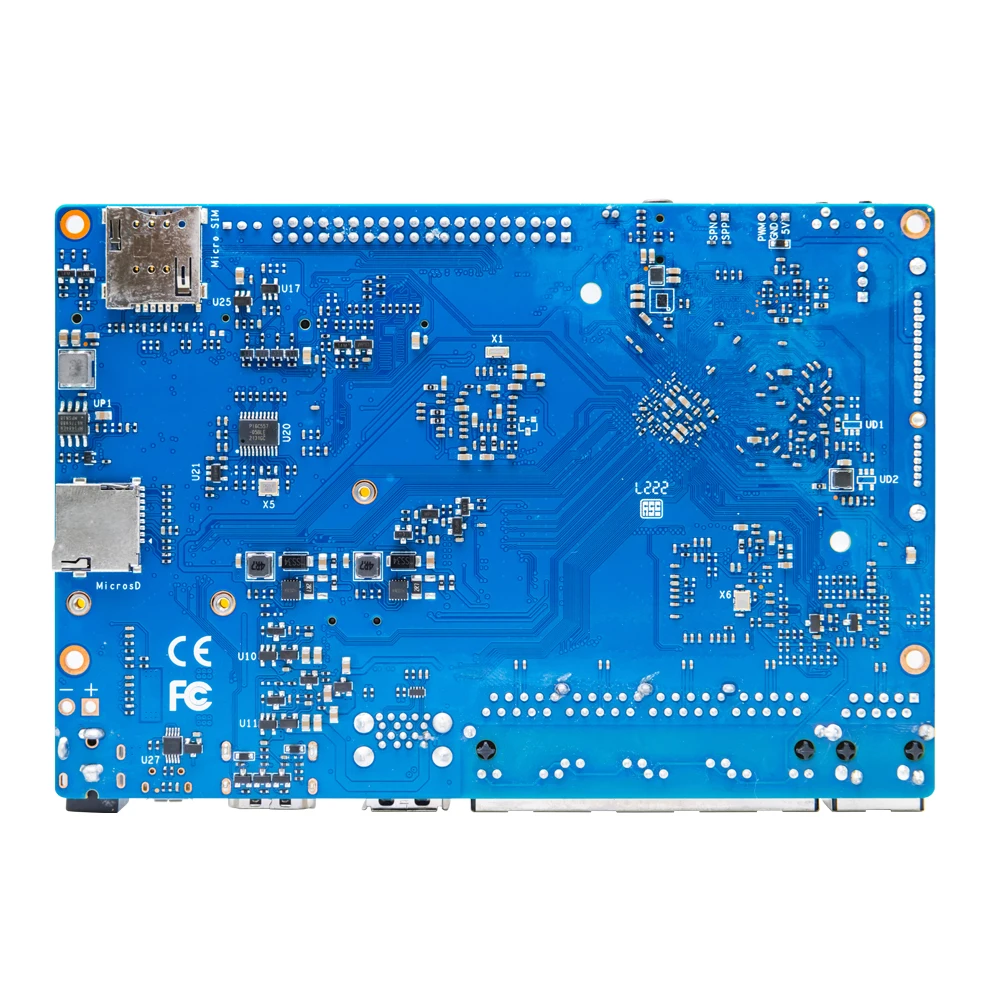Banana Pi BPI-R2 Pro Rockchip RK3568 Quad-core Cortex-A55 2G LPDDR4 16G eMMC Support SATA MicroSD CSI USB 3.0 Run linux Android