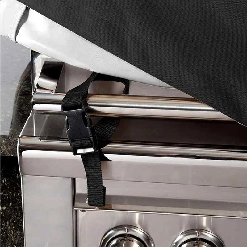 A16F-Waterproof Windproof Grill Covers For Built-In Barbecue Grill Top With Waterproof Coating Outdoor BBQ Top Protect