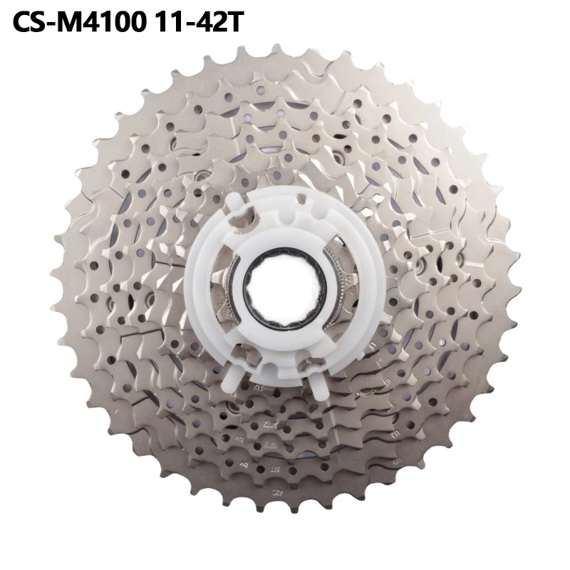 Shimano DEORE Series M4100 Cassette Sprocket CS-M4100 10 Speed HG 11-42T/11-46T Freewheel 1PC MTB Cassette