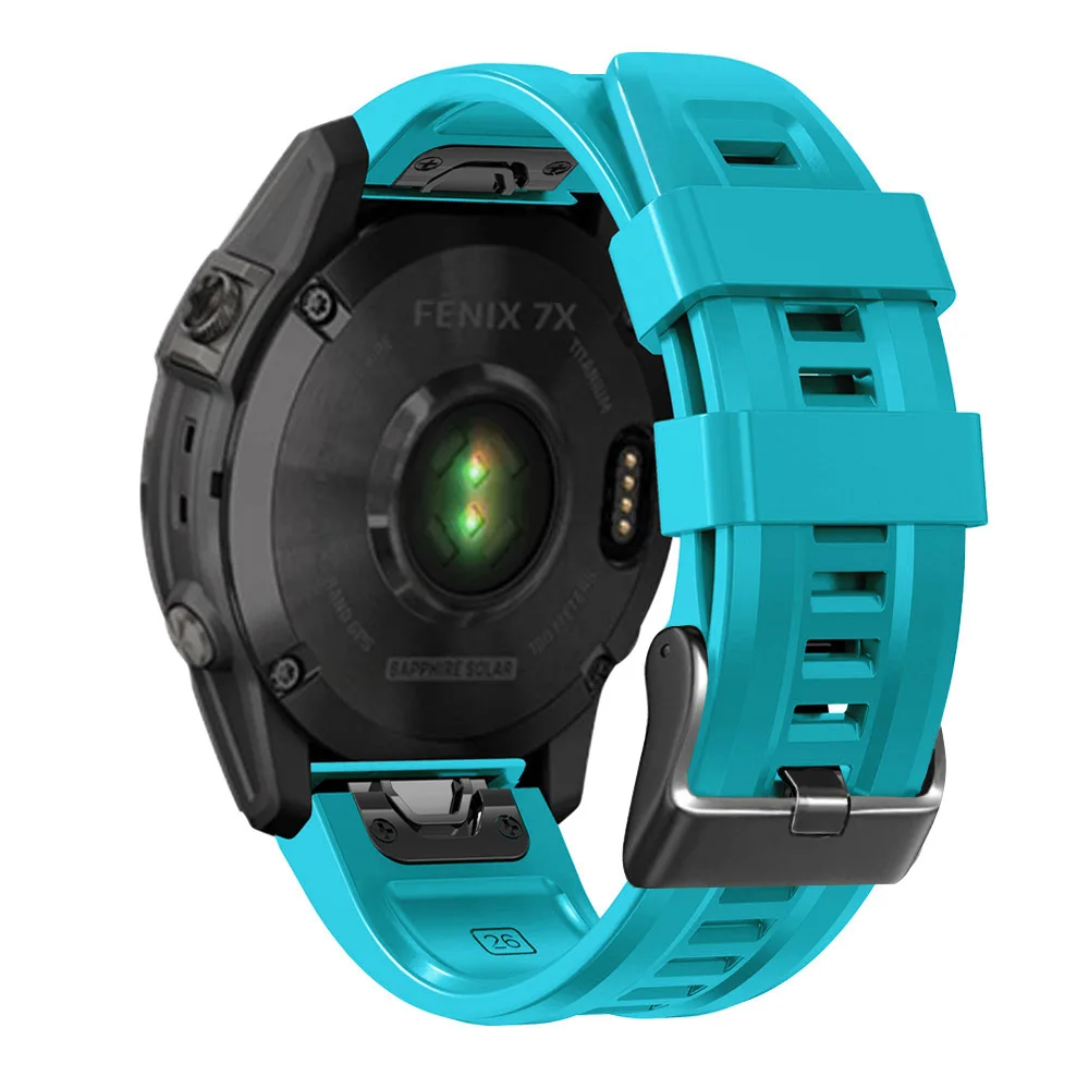 Silicone Smartwatch Wristband Bracelet – Premium Watch Strap, 22mm/26mm