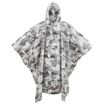 Outdoor Camping Raincoat Poncho. Waterproof. Long thick Women's & Men's Rain Coat. Hooded For Outdoor Hiking, Travel, Climbing 1