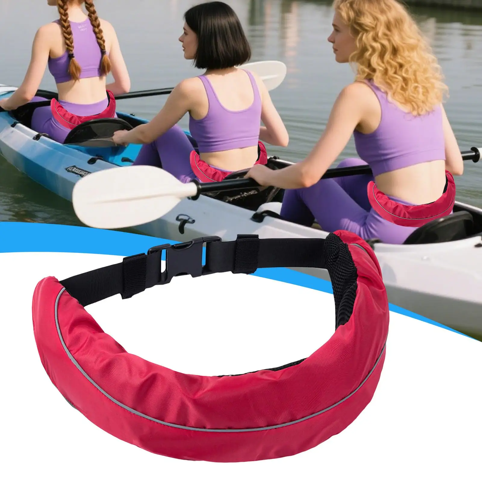 Life Belts For Paddleboarding Inflating Belt Pack For Kayaking Reusable Safety Accessories For Kayaking Boating Surfing