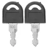 2 Pcs Tissue Box Key Bathroom Dispenser Replacement Toilet Paper Stainless Steel for Towel Soap Dispensers Commercial 1