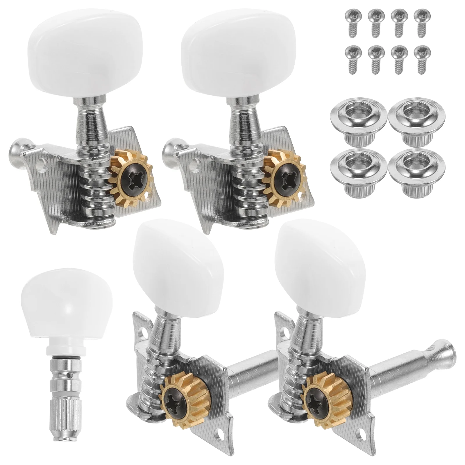 

Banjo Knob Guitar Parts Machine Tuning Pegs Acoustic Head Classical Tuners Metal