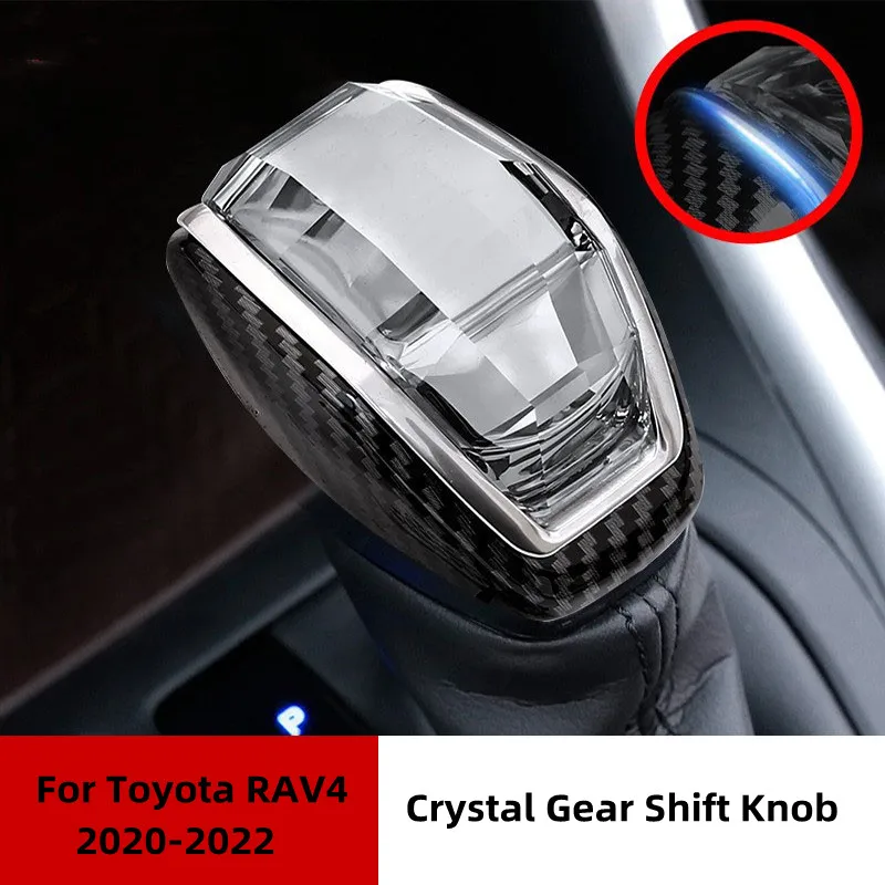 

Для Toyota RAV4 2020 2021 2022 искусственные кристаллы Рычажные ручки с логотипом светильник ка модифицированные автомобильные аксессуары