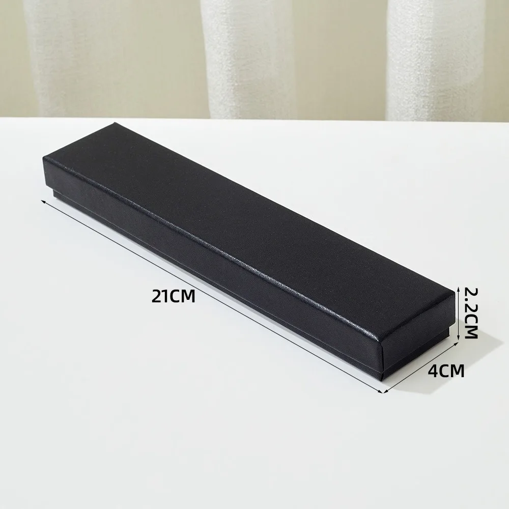 High-end Black Jewelry Gift Box for Earring Necklace Bracelet Ring Pendant Jewelry Storage Square Paper Box Gift Packaging Box