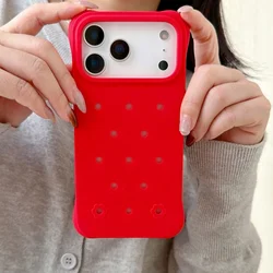 Charming Silicone Candy Case with Heat Dissipation - iPhone 15 (Red)
