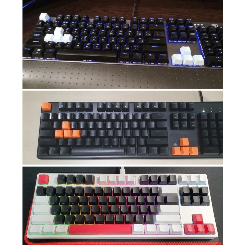 Teclas Retroiluminadas Pbt com Extrator Direção para Interruptor mx Wasd Esc Teclas - Image 4