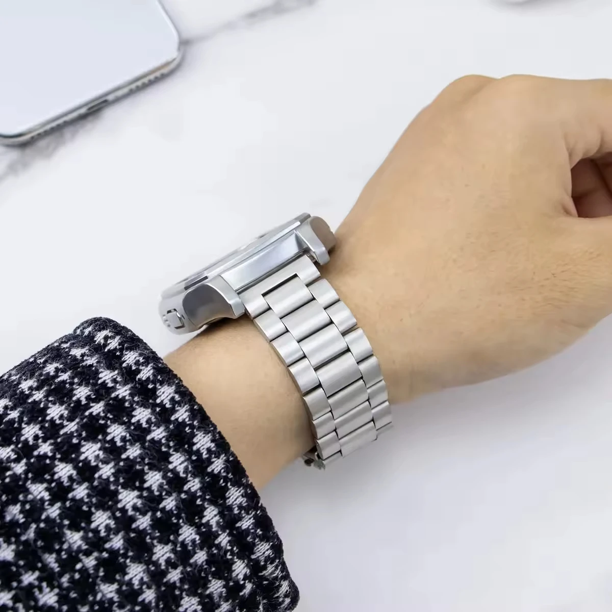 Stainless Steel Watch Band - 18mm, 20mm, 22mm