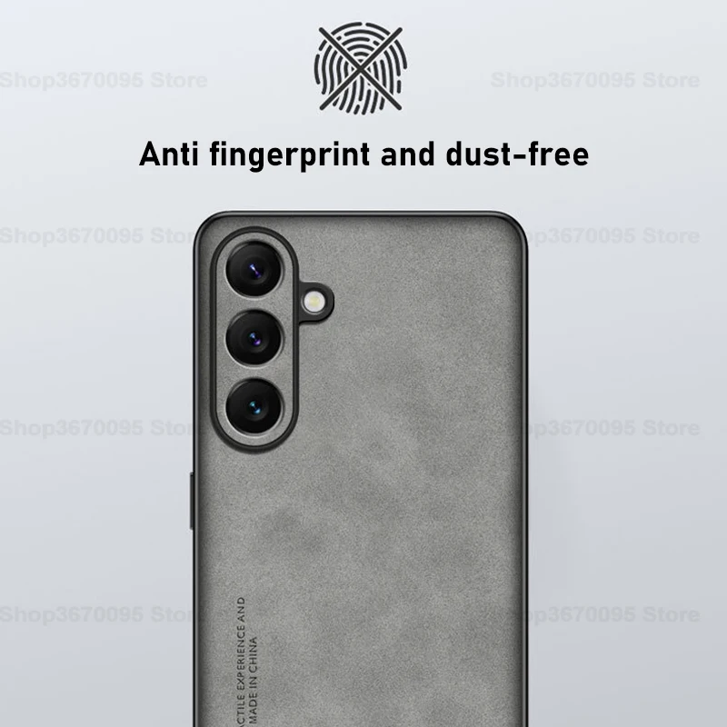 Luxury Sheepskin Leather Protective Case - Business Style Protection