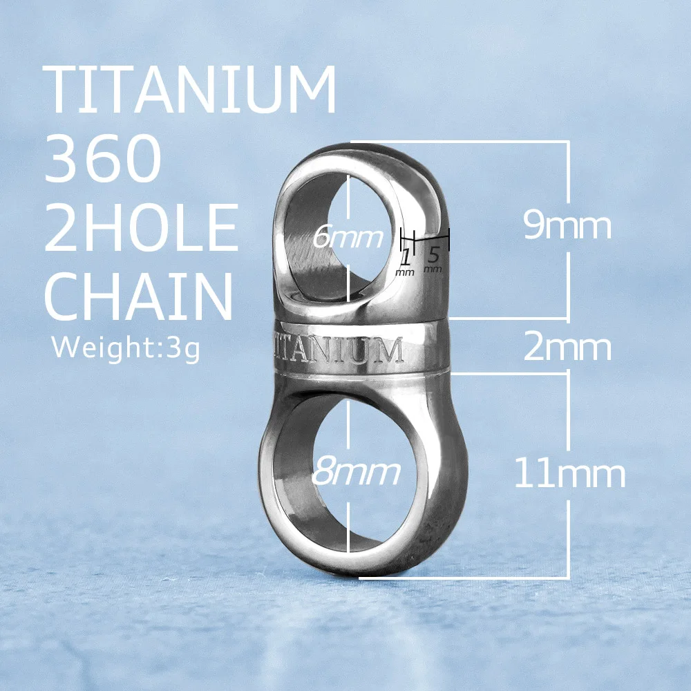 Titanium Horseshoe D-Shape Keychain Buckle - Lightweight and High-Quality EDC Accessory